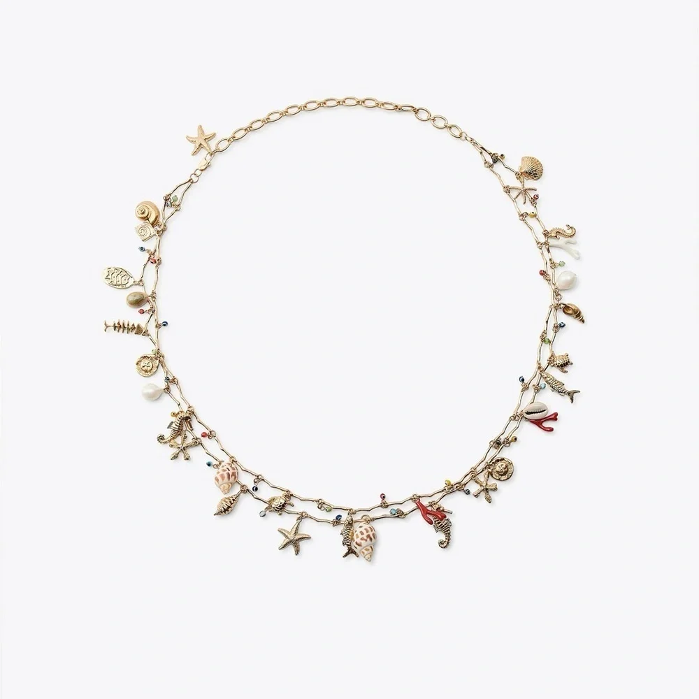 NEW Zara Double Sea Charms Belt